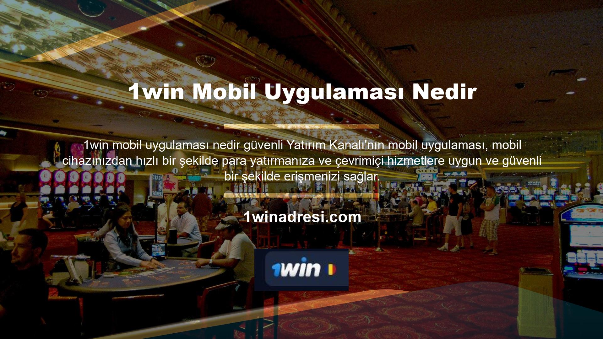 1win mobil uygulaması